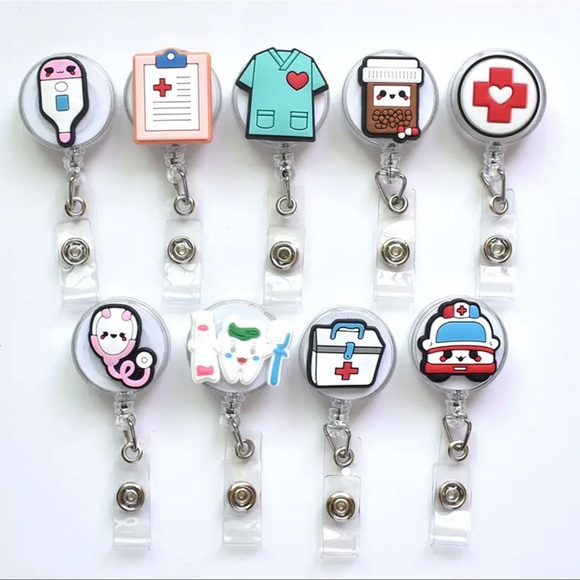 $1 DENTAL RETRACTABLE ID HOLDER CLIP. NEW. $1 WITH ANY $10 ORDER OR MORE - Picture 8 of 8